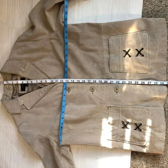 Vintage Colebrook 100% Leather Women Jacket Plus Size 14/16 Pockets - Picture 3 of 12